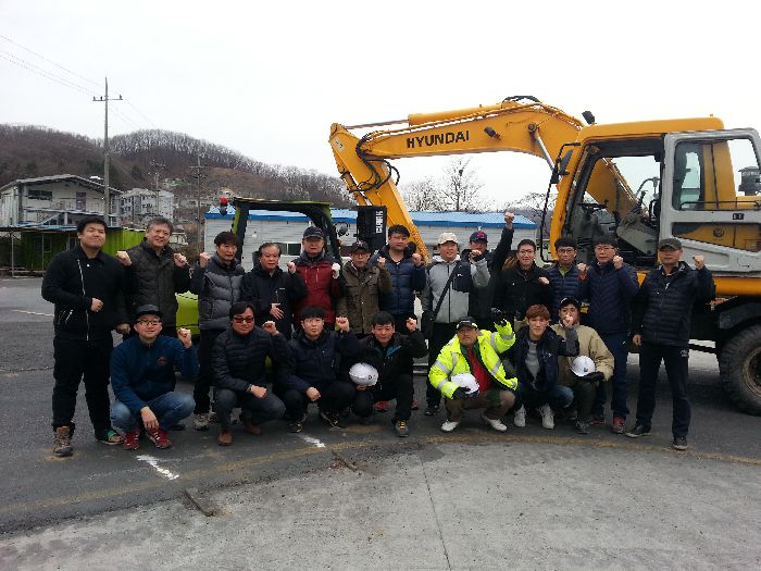 지게차+굴삭기운전 인력 양성과정 1 회차